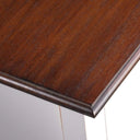 Halifax Accent Buffetkast 124 cm met 2 rotan manden | Wit/Bruin - afbeelding 11