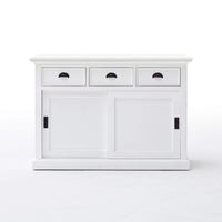 Halifax Buffetkast met schuifdeuren 125 cm | Wit - Mooier Thuis