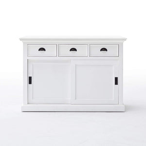 Halifax Buffetkast met schuifdeuren 125 cm | Wit