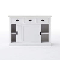 NovaSolo Halifax Buffetkast met schuifdeuren 125 cm | Wit