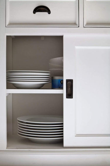 Halifax Buffetkast met schuifdeuren 125 cm | Wit - afbeelding 4