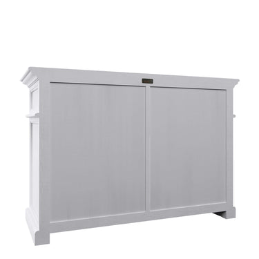 Halifax Buffetkast met 2 rotan manden 125 cm | Wit - afbeelding 5