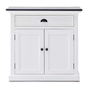 Halifax Contrast Dressoir 90 cm | Wit/Zwart - Mooier Thuis