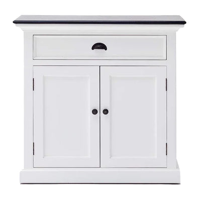 Halifax Contrast Dressoir 90 cm | Wit/Zwart