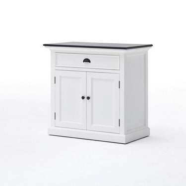 Halifax Contrast Dressoir 90 cm | Wit/Zwart - afbeelding 6