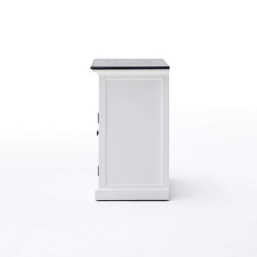 Halifax Contrast Dressoir 90 cm | Wit/Zwart - afbeelding 8
