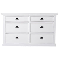 Halifax Commode 145 cm met 6 lades | Wit - Mooier Thuis