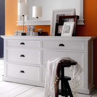 NovaSolo Halifax Commode 145 cm met 6 lades | Wit