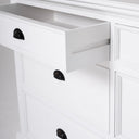 Halifax Commode 145 cm met 6 lades | Wit - afbeelding 11