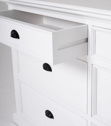 Halifax Commode 145 cm met 6 lades | Wit - afbeelding 11