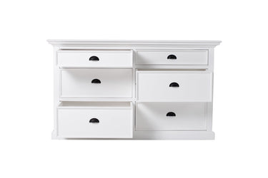 Halifax Commode 145 cm met 6 lades | Wit - afbeelding 12