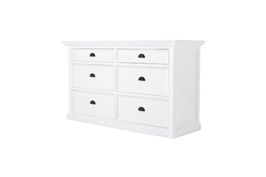Halifax Commode 145 cm met 6 lades | Wit - afbeelding 13