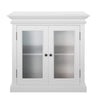 Halifax Buffetkast met 2 glazen deuren 90 cm - wit - Mooier Thuis