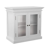 NovaSolo Halifax Buffetkast met 2 glazen deuren 90 cm | Wit