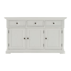Provence Buffet Sideboard 3 Türen 3 Schubladen | Weiß