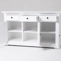 NovaSolo Provence Buffetkast 3 deuren 3 lades | Wit