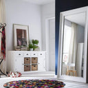 Halifax Buffetkast met 4 rotan manden 160 cm | Wit - afbeelding 4