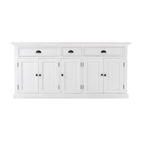 Halifax Buffetkast 180 cm met 5 deuren en 3 lades | Wit - Mooier Thuis