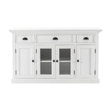 Halifax Dressoir met 4 deuren en 3 lades - wit - Mooier Thuis