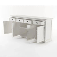 Halifax Buffetkast 200 cm met 4 deuren en 4 lades | Wit - afbeelding 2