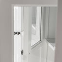 Halifax Contrast Dressoir met 6 glazen deuren 200 cm | Wit/Zwart - afbeelding 10
