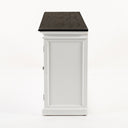 Halifax Contrast Dressoir met 6 glazen deuren 200 cm | Wit/Zwart - afbeelding 12