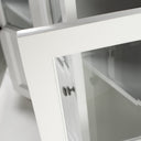 Halifax Contrast Dressoir met 6 glazen deuren 200 cm | Wit/Zwart - afbeelding 5