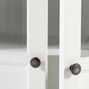 Halifax Contrast Dressoir met 6 glazen deuren 200 cm | Wit/Zwart - afbeelding 7