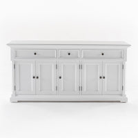 Provence Dressoir 180 cm met 5 deuren | Wit - Mooier Thuis