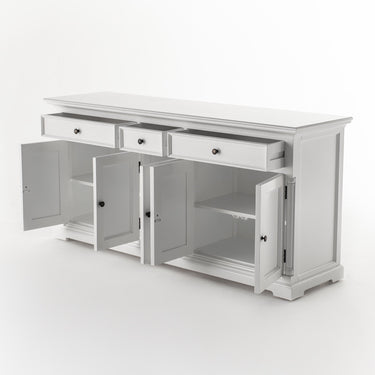 Provence Dressoir 180 cm met 5 deuren | Wit - afbeelding 2