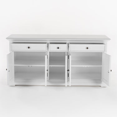 Provence Dressoir 180 cm met 5 deuren | Wit - afbeelding 3