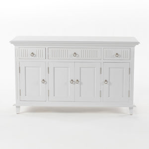 Skansen Buffet Cabinet with 4 Doors and 3 Drawers | White