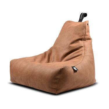 Zitzak Mighty-B Leatherlook - Cognac