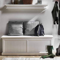 NovaSolo Halifax Opbergkist 130 cm | Wit - Mooier Thuis