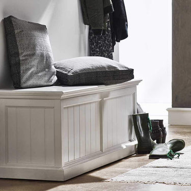Halifax Opbergkist 130 cm | Wit - afbeelding 2