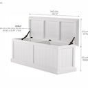 Halifax Opbergkist 130 cm | Wit - afbeelding 5