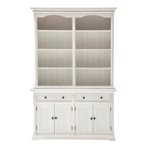 Provence Buffet Vitrine 8 Fächer 145 cm | Weiß