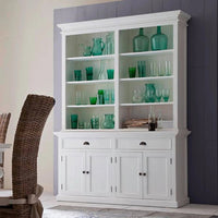NovaSolo Halifax Buffetkast met Opzetkast 160 cm | Wit
