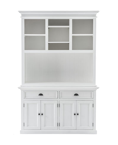Halifax Buffet Hutch with 2 adjustable shelves | White
