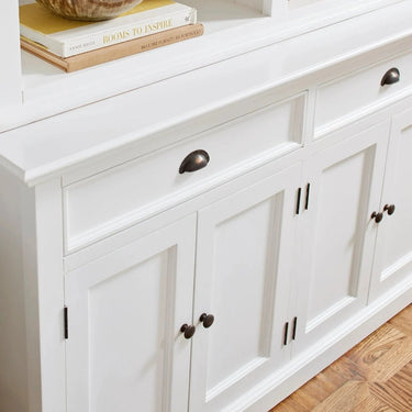 Buffetschrank mit 6 Regalböden und Unterschrank