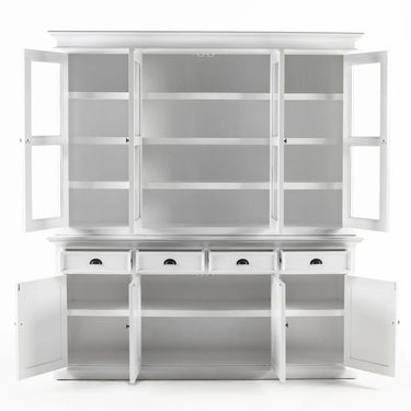 Buffetschrank mit integriertem Schrank und 4 Glastüren