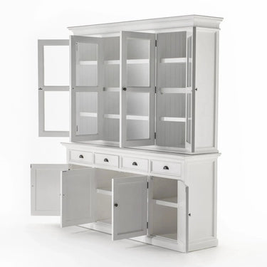 Buffetschrank mit integriertem Schrank und 4 Glastüren