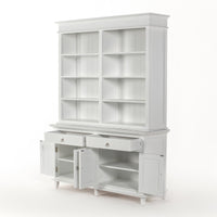 Skansen Boekenkast met Opzetkast 160 cm | Wit - afbeelding 2