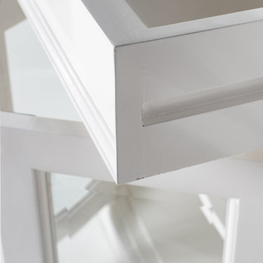 Halifax Buffetkast met glazen deuren 145 cm | Wit - afbeelding 9