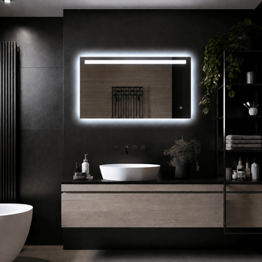 Badkamerspiegel Ambi 80×60 cm met dimbare LED en anticondens