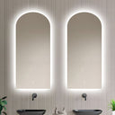 Badkamerspiegel Casablanca 45×100 cm met dimbare LED en anticondens