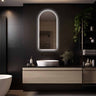 Badkamerspiegel boogvormig met LED en anticondens - Casablanca 45×100 cm - randloos - Mooier Thuis