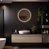 Rond badkamerspiegel Lena 60×60 cm met LED-verlichting rondom