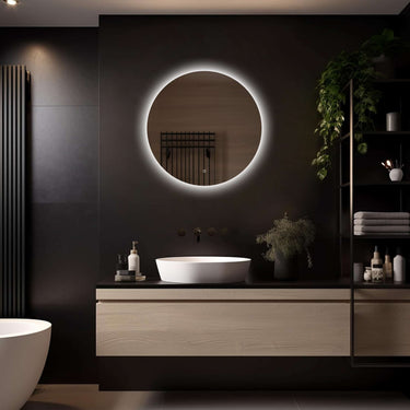 Badkamerspiegel Lena 70×70 cm met dimbare LED en anticondens