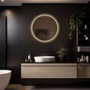 Rond badkamerspiegel Lena 70×70 cm met LED-verlichting rondom